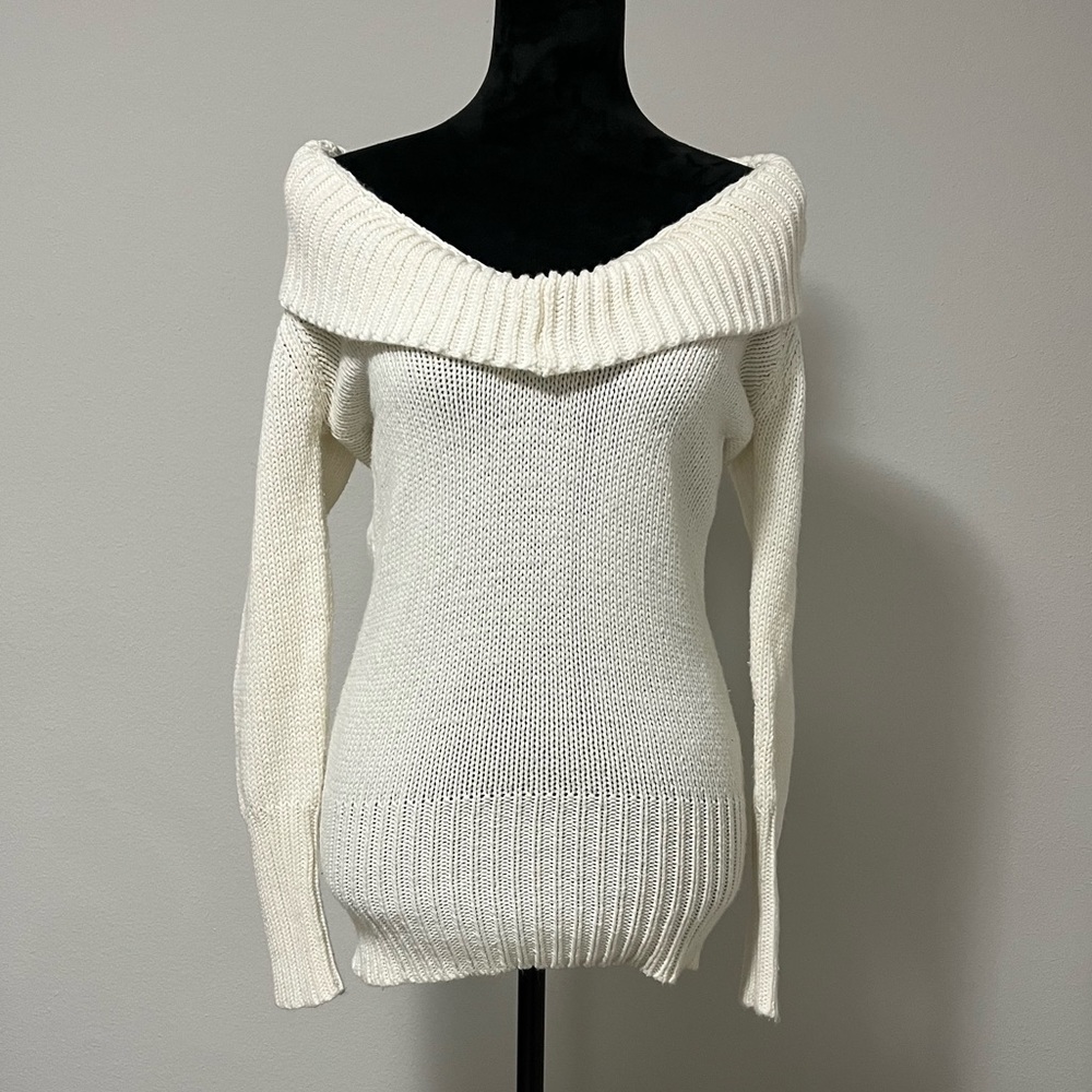 Mango Off Shoulder Sweater
